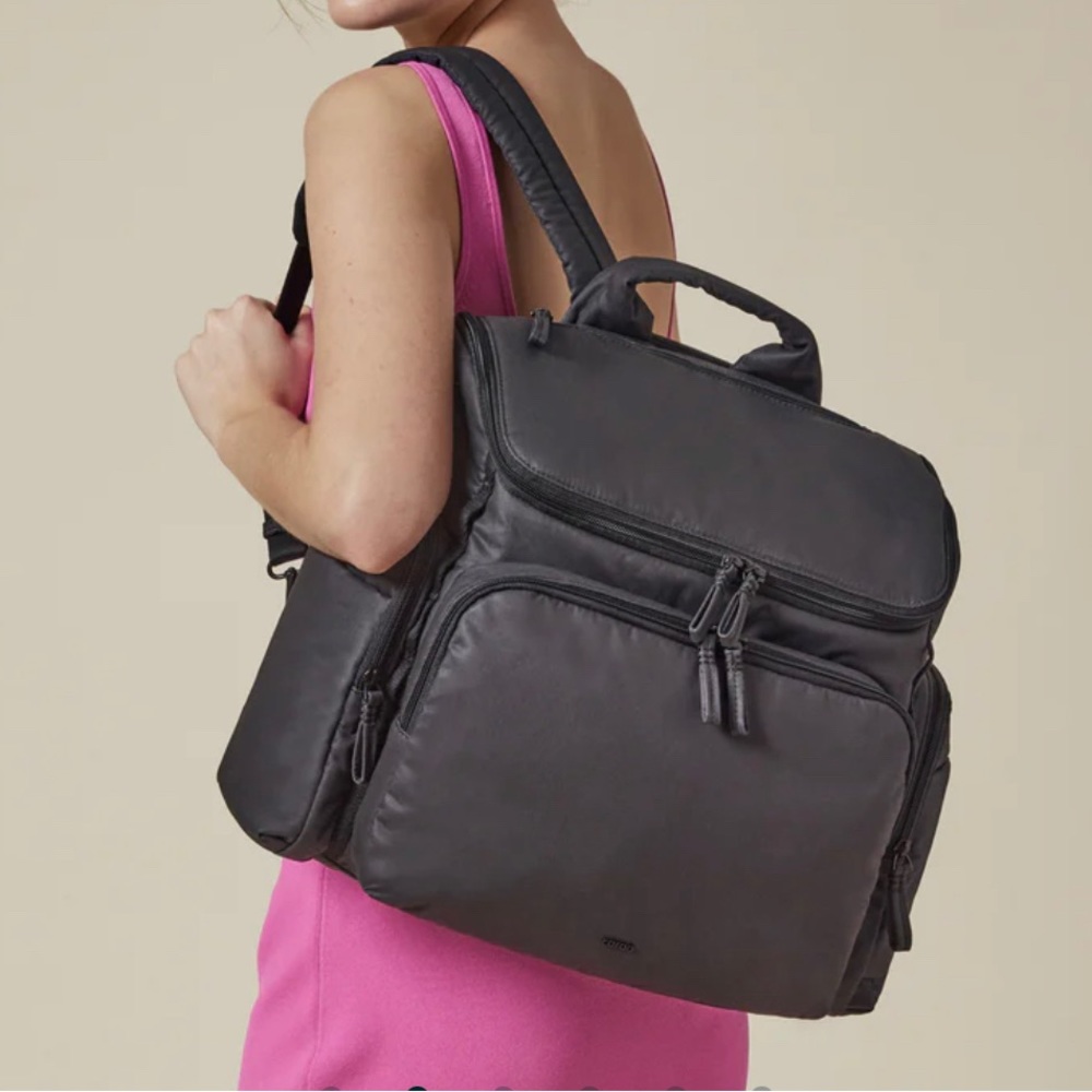 Caraa Baby Bag in Black Cotton NWOT